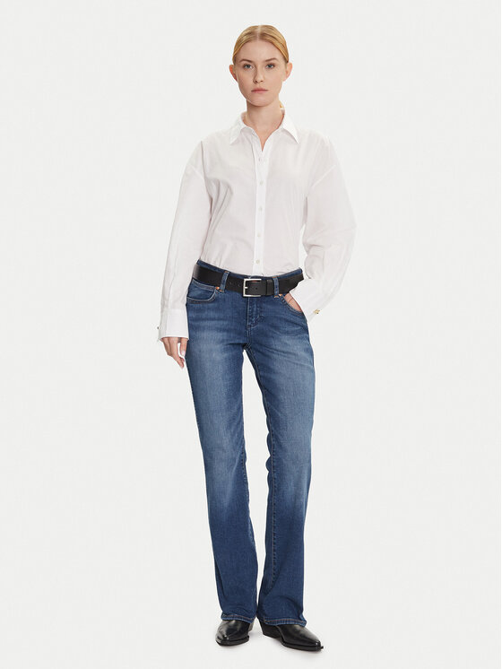 Wrangler Wrangler Džinsi Bold 112371207 Tumši zils Bootcut Fit