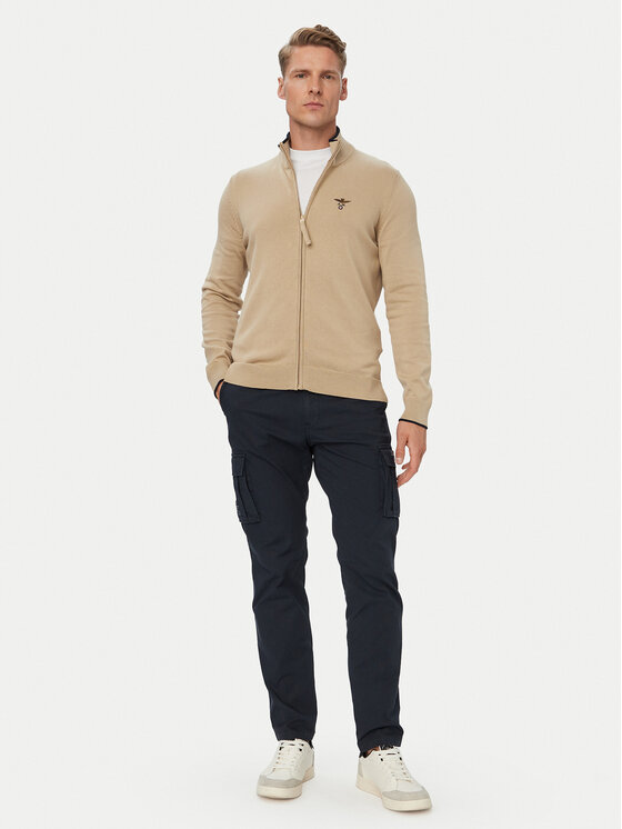Aeronautica Militare Aeronautica Militare Strickjacke 262MA1632UL00506 Beige