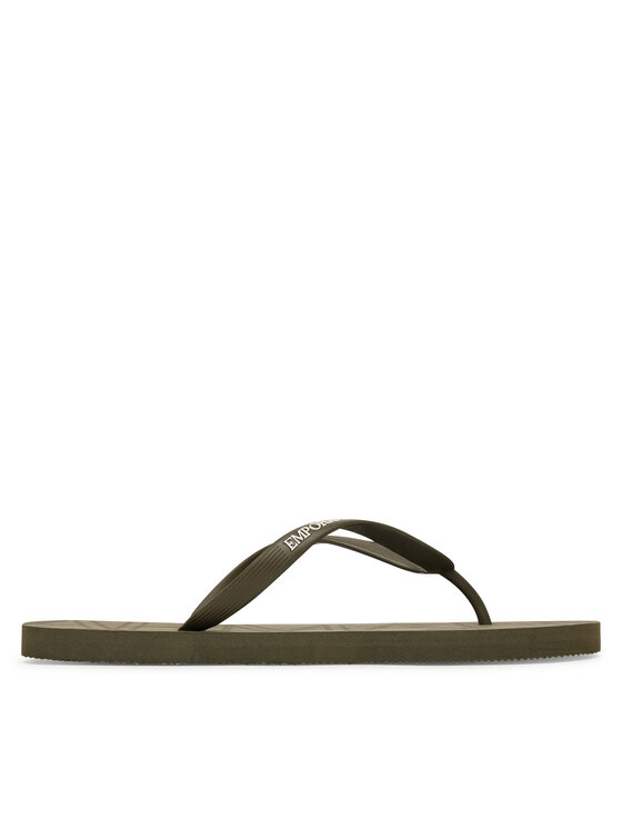 Emporio Armani Emporio Armani Čības uz pirksta EX000041 AF22188 M7170 Tumši zaļa