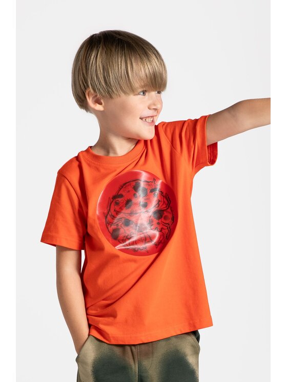 Coccodrillo Coccodrillo T-Shirt ZC4143201GBK-009 Czerwony Regular Fit