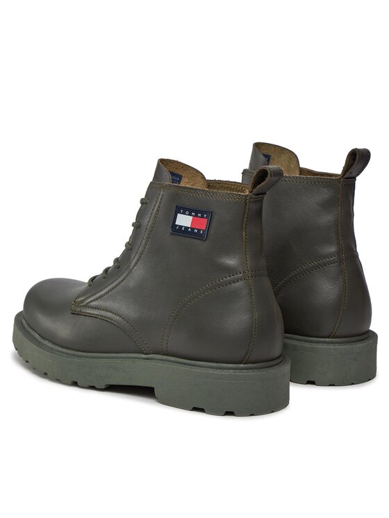 Tommy Jeans Tommy Jeans Trappers Tjm Ruberized Lace Up EM0EM01276 Verde