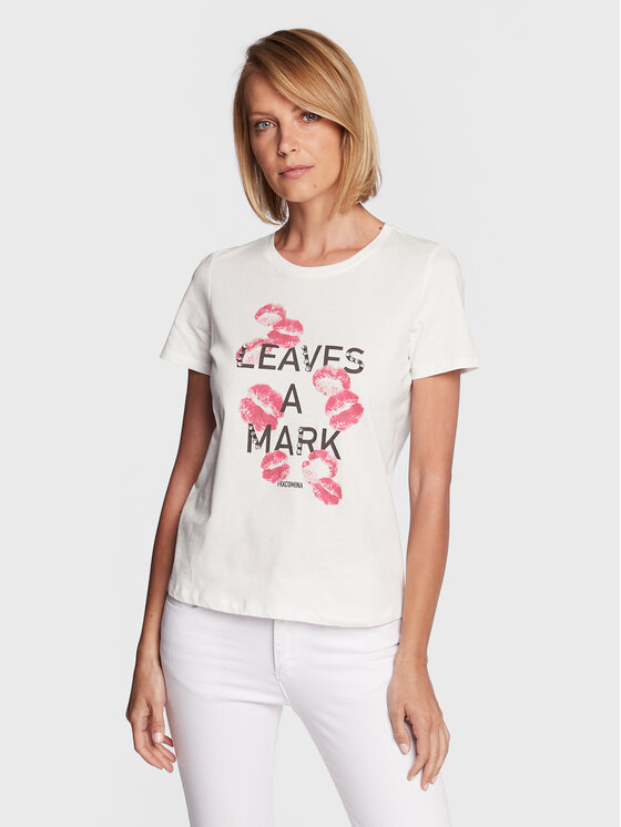 Fracomina Fracomina Футболка FS23ST3006J400N5 Білий Regular Fit