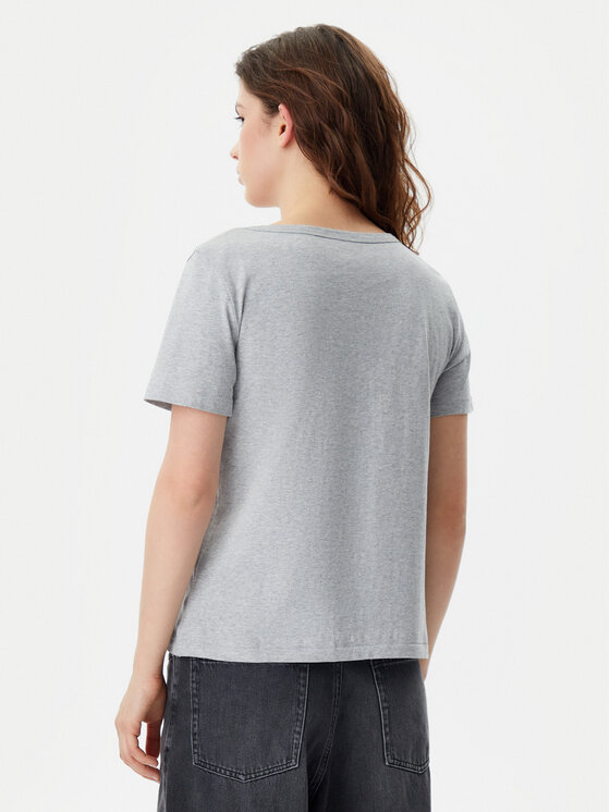 Gap Gap Тишърт 740140-01 Сив Regular Fit