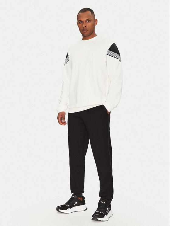 EA7 Emporio Armani EA7 Emporio Armani Bluza 7M000272 AF12451 U0005 Biały Regular Fit