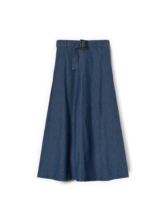 Motivi Motivi Gonna midi 1400Q001200N034 Blu A-Line Fit