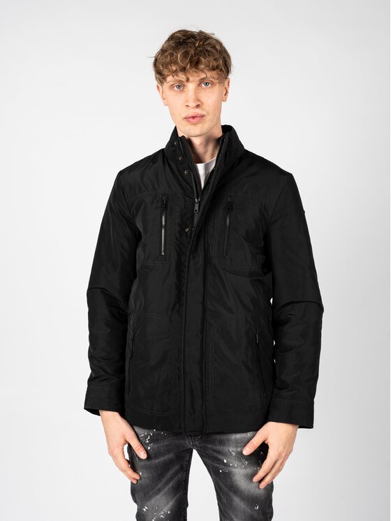 Geox Geox Bunda pro přechodné období M2620R T2882 Černá Regular Fit