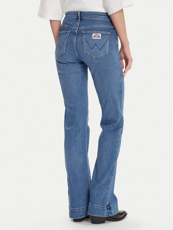 Wrangler Wrangler Džínsy 112332419 Modrá Flare Fit