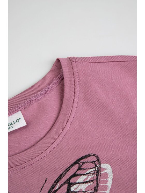 Coccodrillo Coccodrillo T-Shirt ZC6143219VGA-007 Różowy Regular Fit