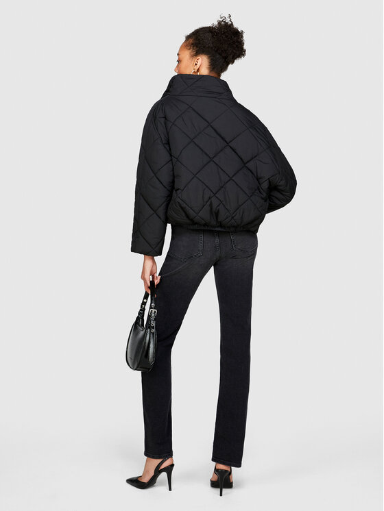 Sisley Sisley Μπουφάν χειμωνιάτικο 2WDYLN02M Μαύρο Wide Fit