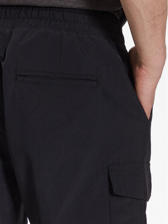 Brave Soul Brave Soul Stoffshorts MSRT-FINETAS Schwarz Regular Fit