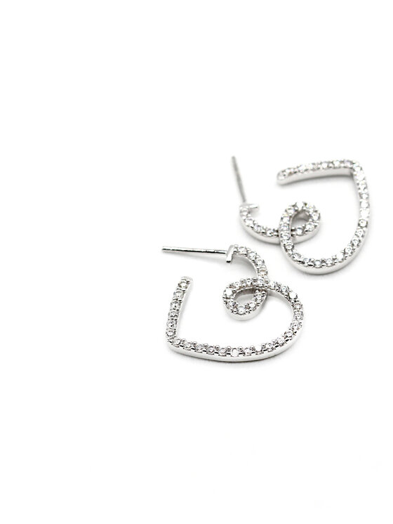 Leis Leis Orecchini Eterna Placcatura in argento rodiato