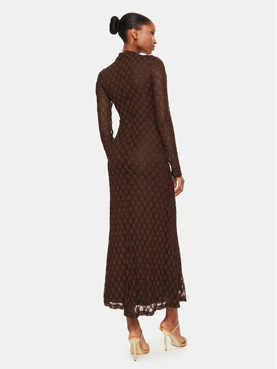 Bardot Bardot Kokteilinė suknelė 59476DB Ruda Slim Fit