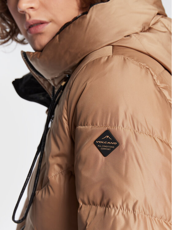 Volcano Volcano Преходно палто J-Monaco L22368-W23 Бежов Regular Fit