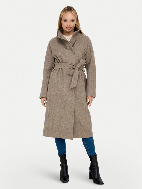 ONLY ONLY Prehodni plašč Emma 15234634 Bež Regular Fit