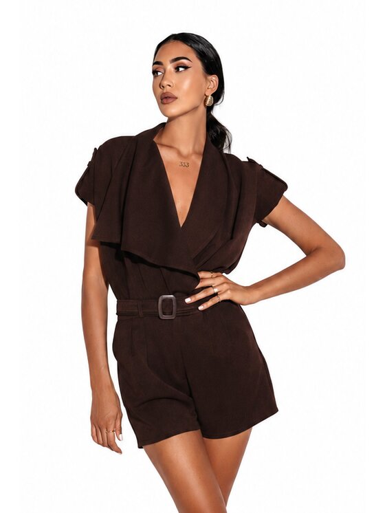 Agatha Studio Agatha Studio Kombinezon A26LS-AB-K18 Brązowy Slim Fit