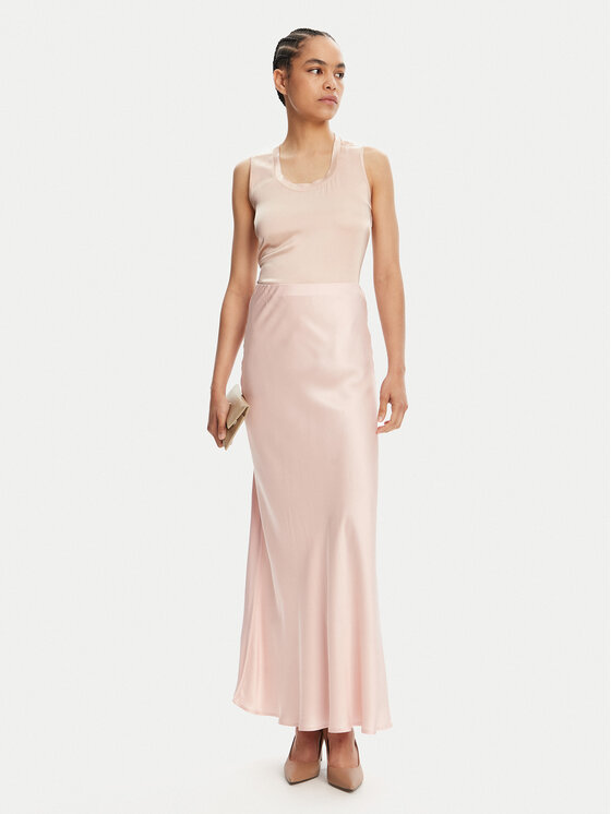ViCOLO ViCOLO Spódnica maxi TD0472 Różowy Slim Fit