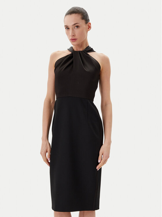BOSS BOSS Coctailkleid Datinar 50538291 Schwarz Slim Fit