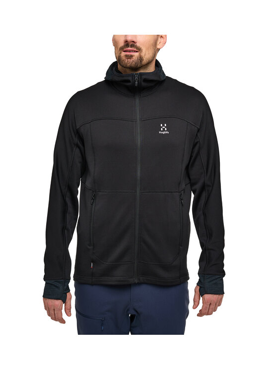 Haglöfs Haglöfs Bluza techniczna Betula Czarny Active Fit