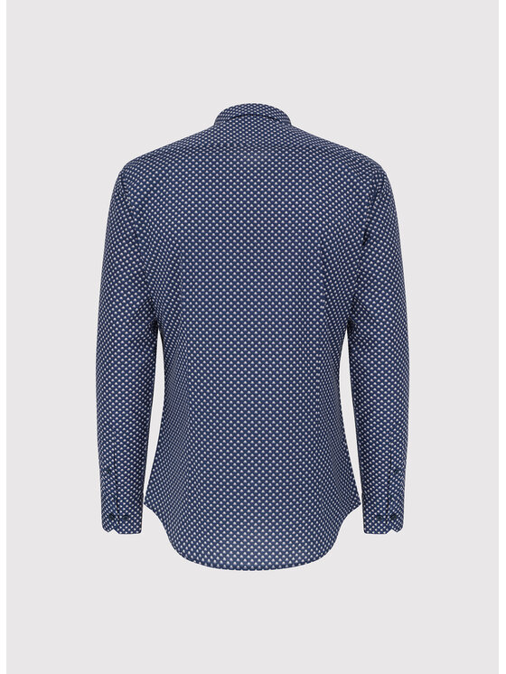 Pako Lorente Pako Lorente Koszula P26WF-1X-003 Granatowy Slim Fit