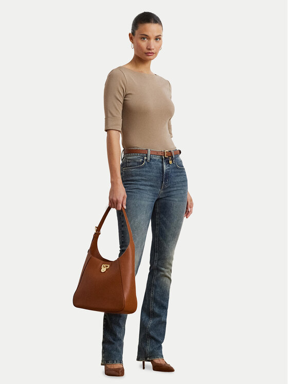LAUREN RALPH LAUREN LAUREN RALPH LAUREN Bluzka 200654963191 Beżowy Slim Fit