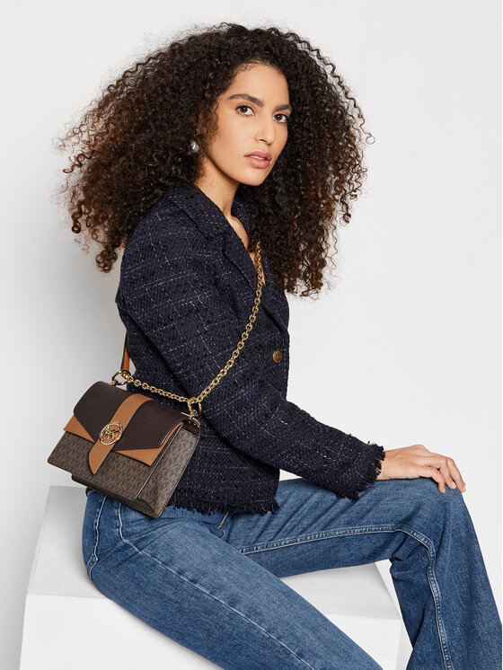 MICHAEL Michael Kors MICHAEL Michael Kors Kabelka Greenwich 32S1GGRC0B Hnědá