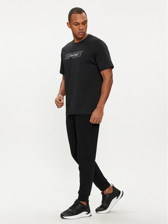 Calvin Klein Performance Calvin Klein Performance T-Shirt Graphic 00GMS4K169 Černá Regular Fit