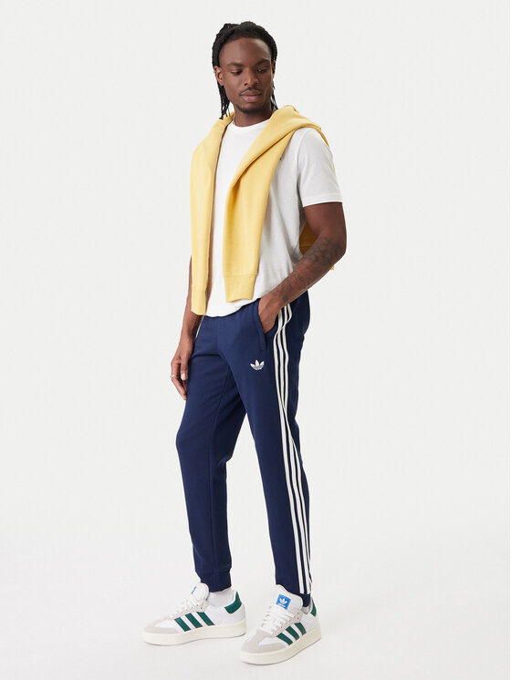 adidas adidas Teplákové nohavice 3-Stripes KE3561 Tmavomodrá Slim Fit