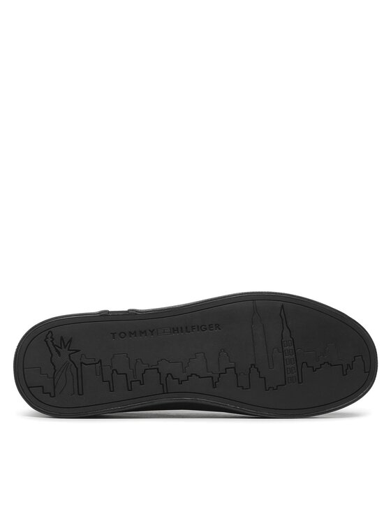 Tommy Hilfiger Tommy Hilfiger Sneakersy Modern Vulc Hi Corporate Lea FM0FM04352 Černá