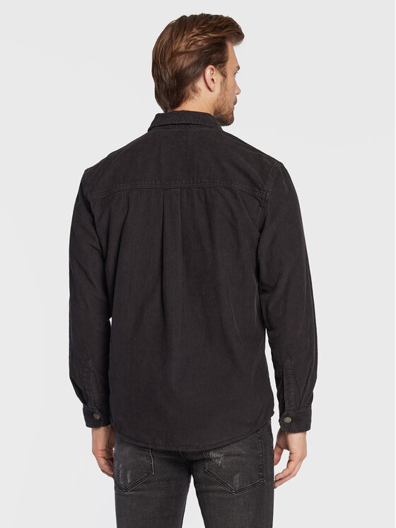 Camicia Moses 214090 Nero Regular Fit