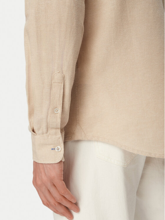 Tommy Jeans Tommy Jeans Hemd DM0DM22761 Hellbeige Regular Fit