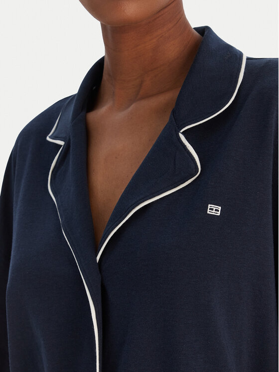 Tommy Hilfiger Tommy Hilfiger Piżama UW0UW06142 Granatowy Relaxed Fit