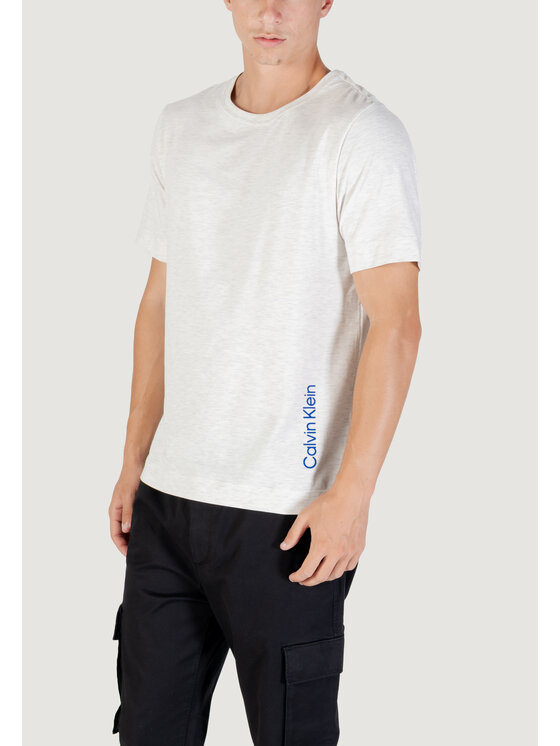 Calvin Klein Calvin Klein T-Shirt SS TEE Γκρι Casual Fit