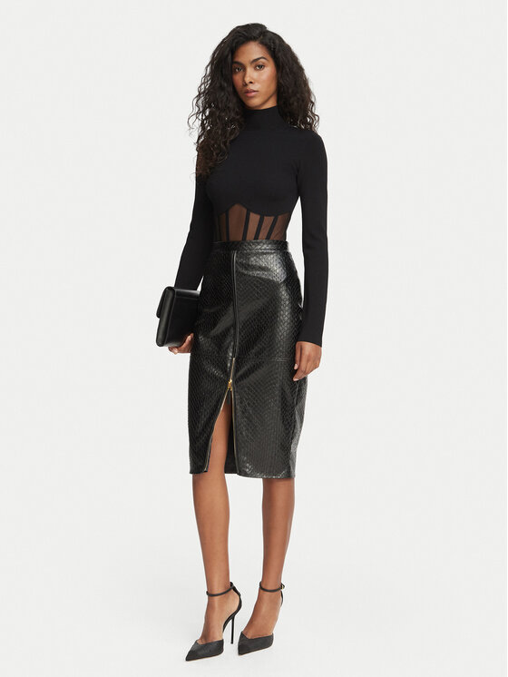 Elisabetta Franchi Elisabetta Franchi Body BK-05S-67E2-V350 Černá Fitted Fit