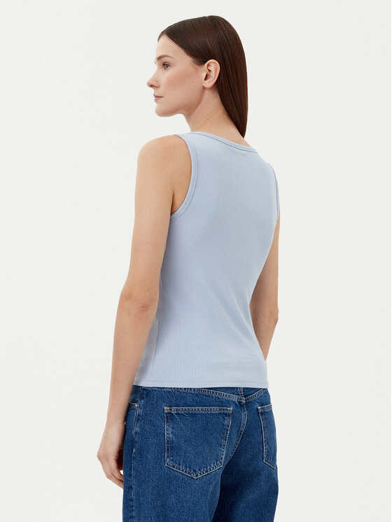 Calvin Klein Calvin Klein Top K20K208246 Niebieski Slim Fit