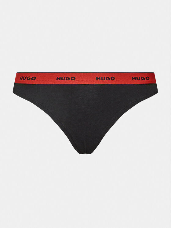 HUGO Hugo Stringtanga 50510622 Schwarz