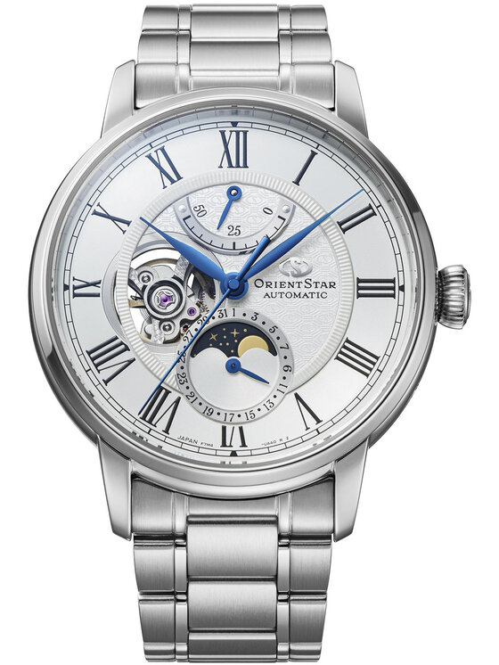 Orient Star Orient Star Zegarek RE-BT0005S00B Srebrny