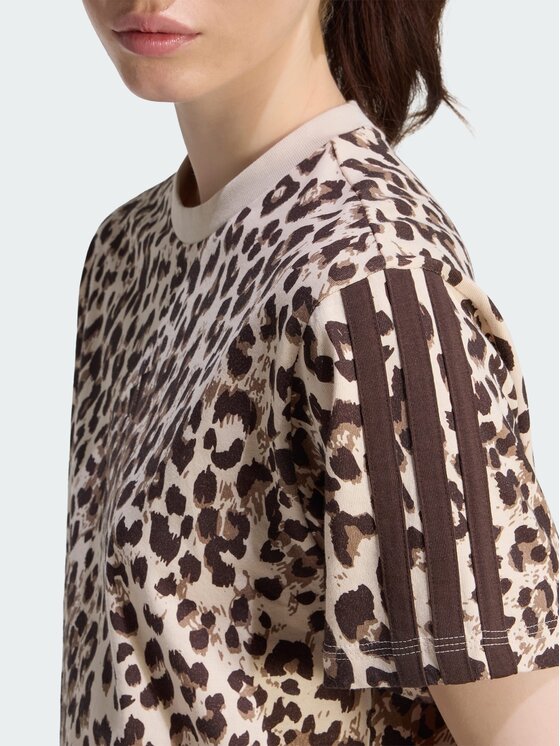 adidas adidas T-Shirt Seasonal Essentials Animal Print Έγχρωμο Regular Fit