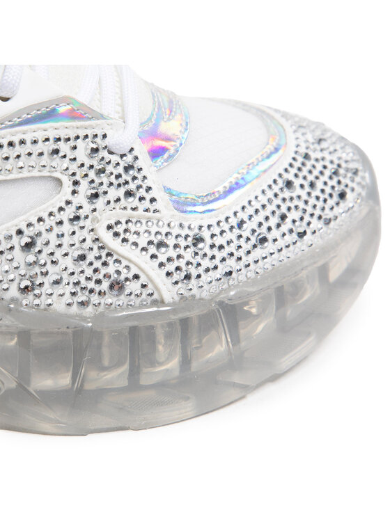 PINKO Pinko Sneakersy Rubino Diamond 1 PE 21 BLKS1 1H20V2 Y73H Biela