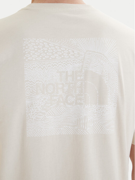 The North Face The North Face T-shirt NSE Box NF0A8GV2 Beige Regular Fit