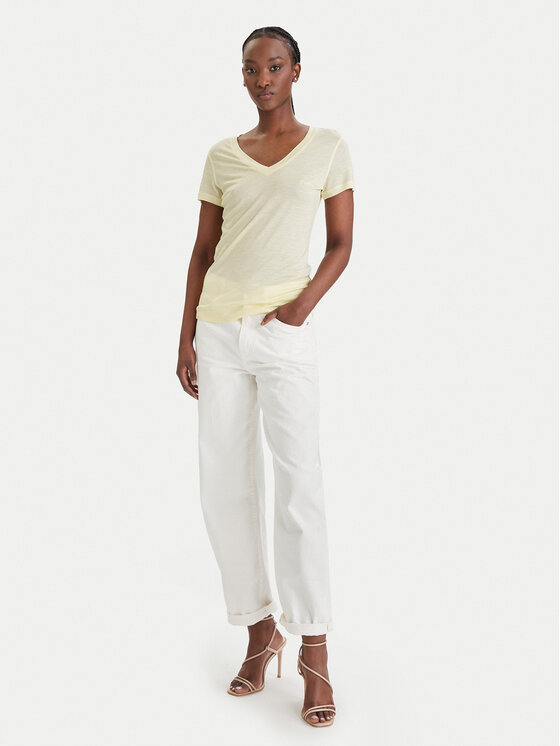 Guess Guess Футболка W5GP31 KCSX2 Жовтий Classic Fit