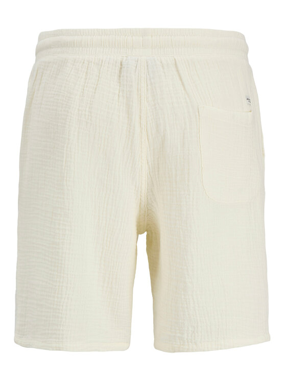 Jack & Jones Jack & Jones Bavlnené šortky Jaiden 12274758 Biela Relaxed Fit