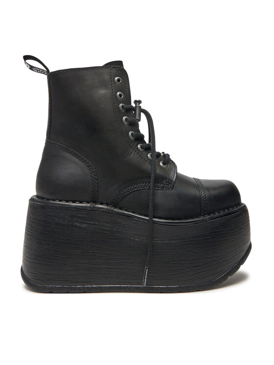 NEW ROCK NEW ROCK Schnürschuhe M-NEWMILI083C-C16 Schwarz