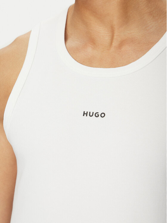 HUGO HUGO Майка Dapota 50542089 Білий Slim Fit