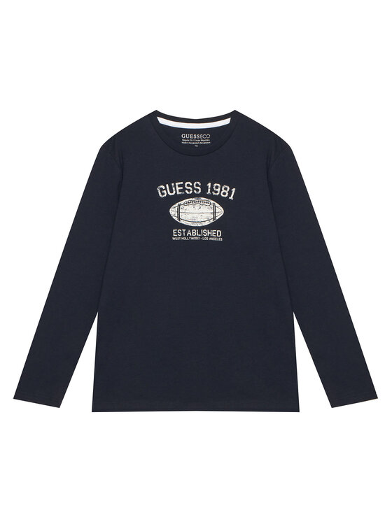 Guess Bluză L6YI06 K3714 Bleumarin Regular Fit