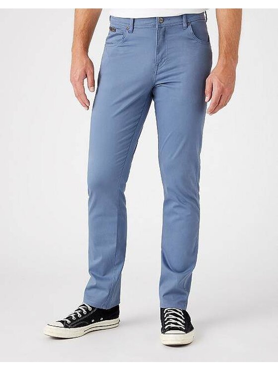 Wrangler Wrangler Pantaloni di tessuto TEXAS SLIM Blu Slim Fit
