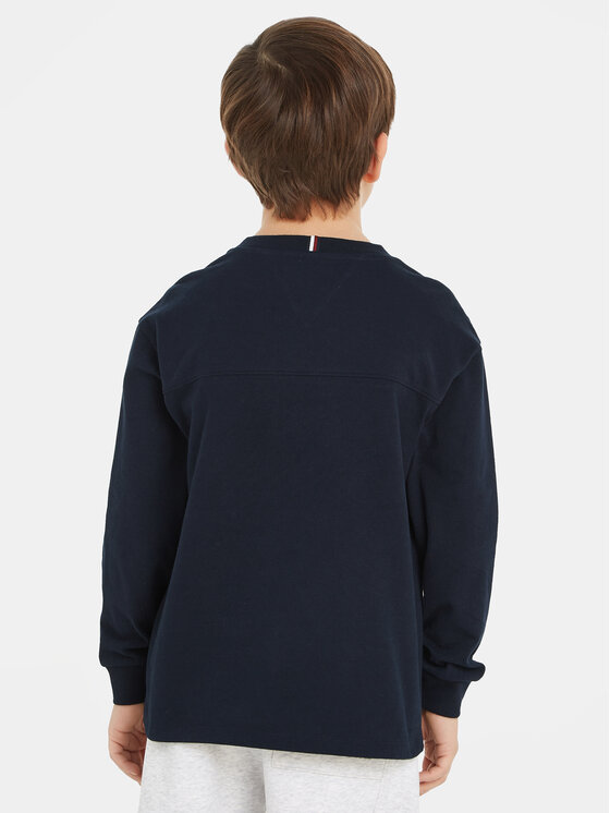 Tommy Hilfiger Tommy Hilfiger Bluzka KB0KB08549 M Granatowy Regular Fit
