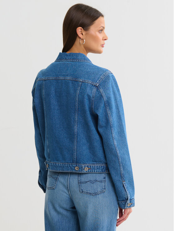 BIG STAR BIG STAR Kurtka jeansowa JANE Niebieski Basic Fit