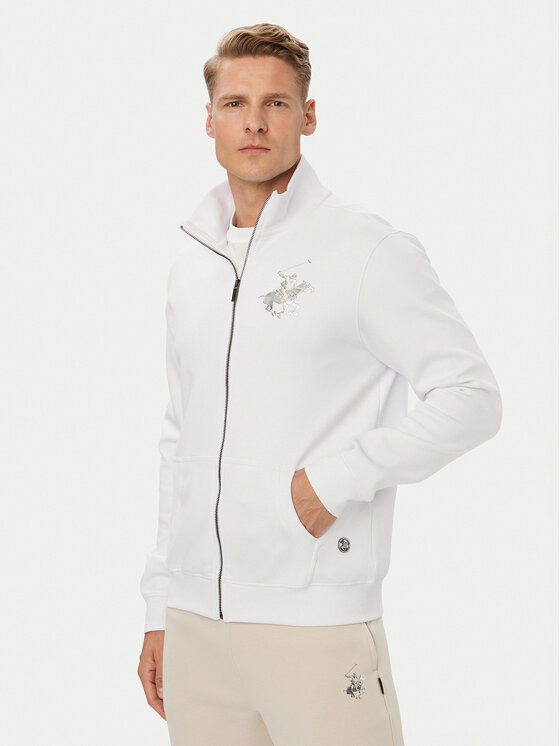 Beverly Hills Polo Club Beverly Hills Polo Club Mikina M6608T-HR Bílá Regular Fit