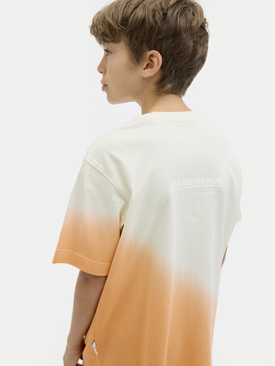 Jack&Jones Junior Jack&Jones Junior T-Shirt Interlude 12274719 Pomarańczowy Loose Fit