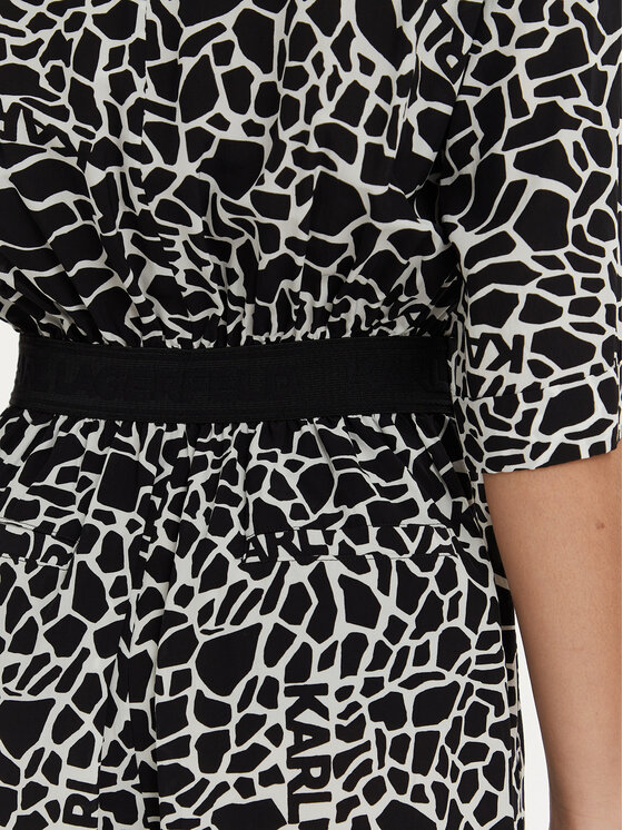 KARL LAGERFELD KARL LAGERFELD Overal 241W1311 Černá Regular Fit